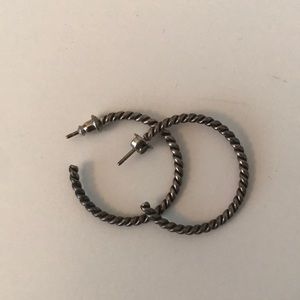 James Avery roped hoops